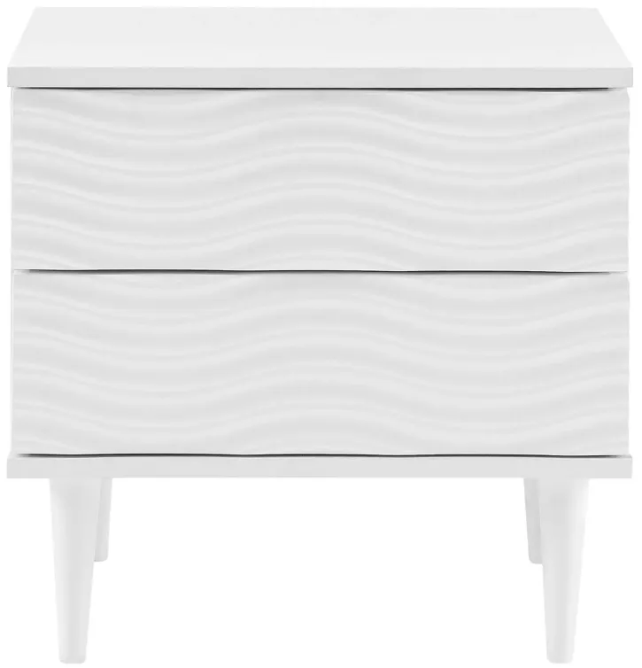 Wavelet 2-Drawer Nightstand