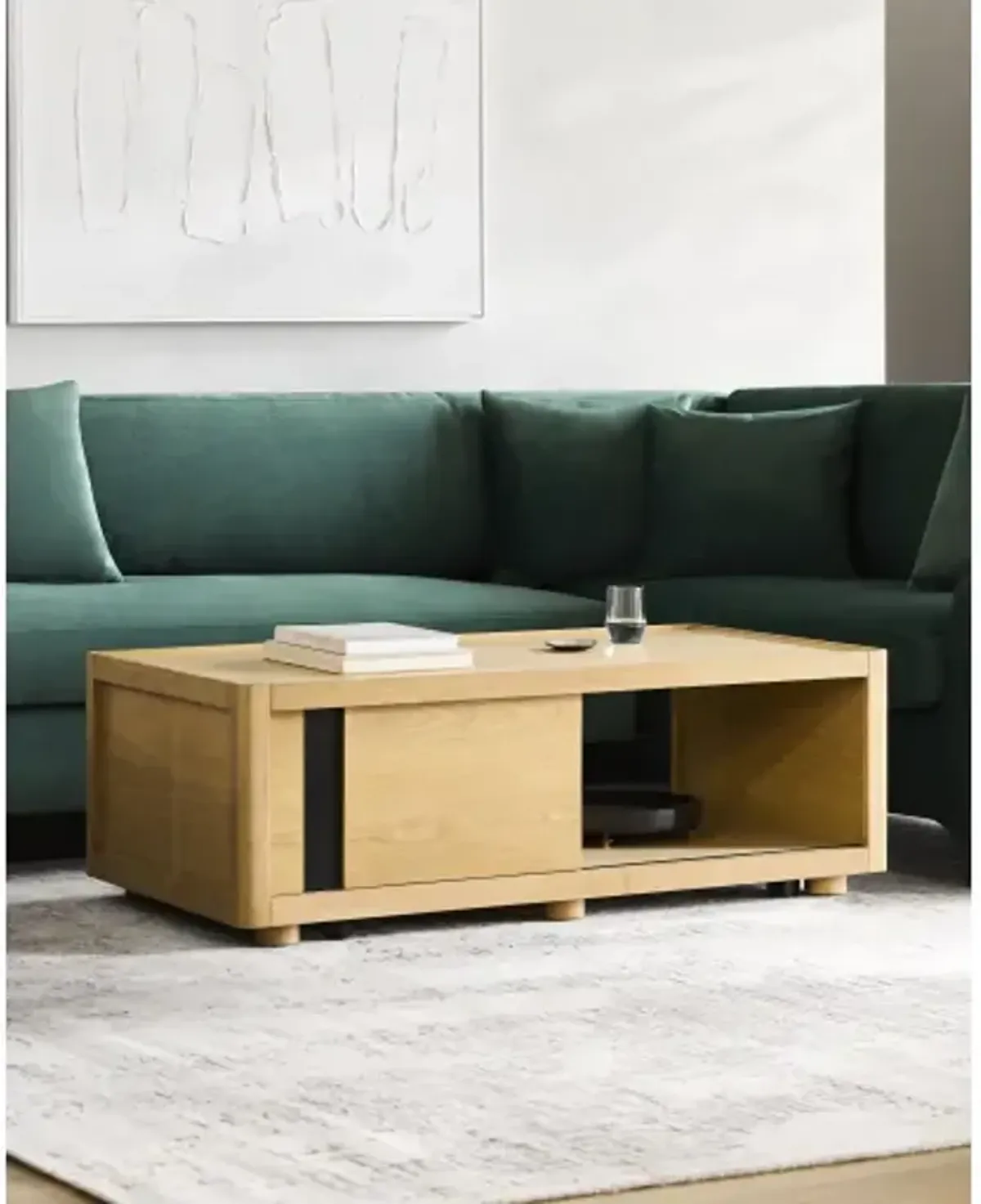 Shaye SHYE-003 17"H x 50"W x 26"D Coffee Table