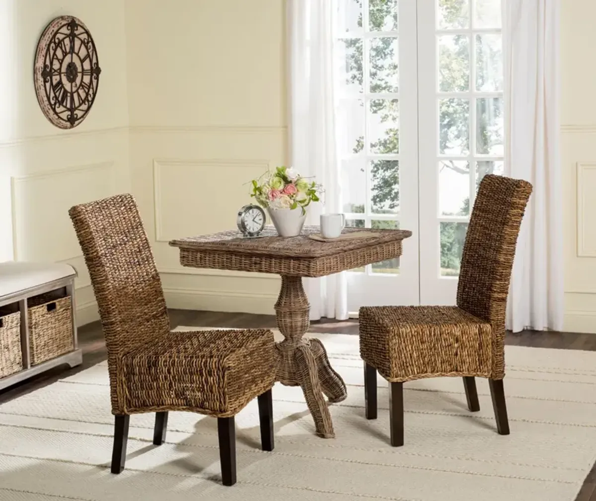 AVITA 18''H WICKER DINING CHAIR - Set of 2