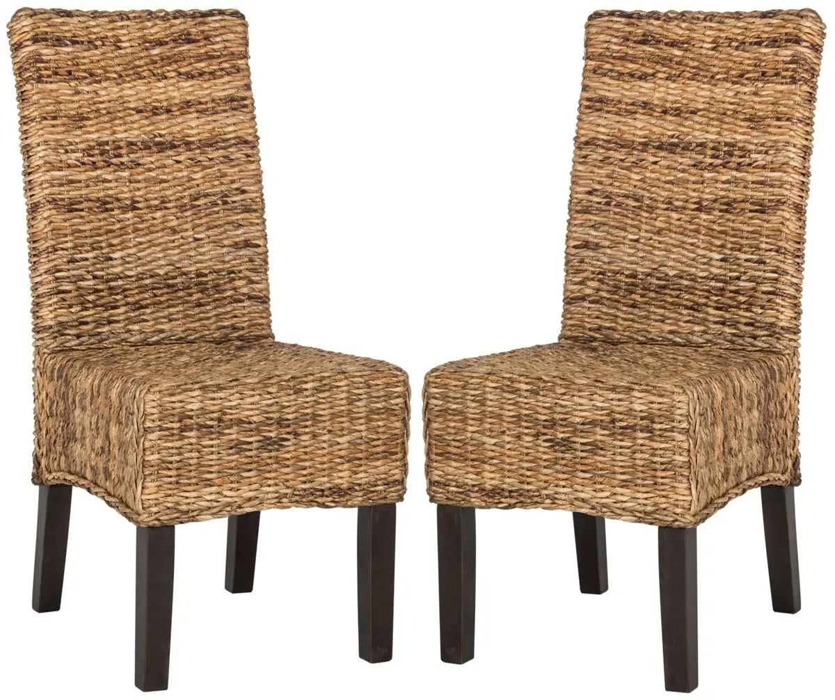 AVITA 18''H WICKER DINING CHAIR - Set of 2