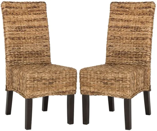 AVITA 18''H WICKER DINING CHAIR - Set of 2
