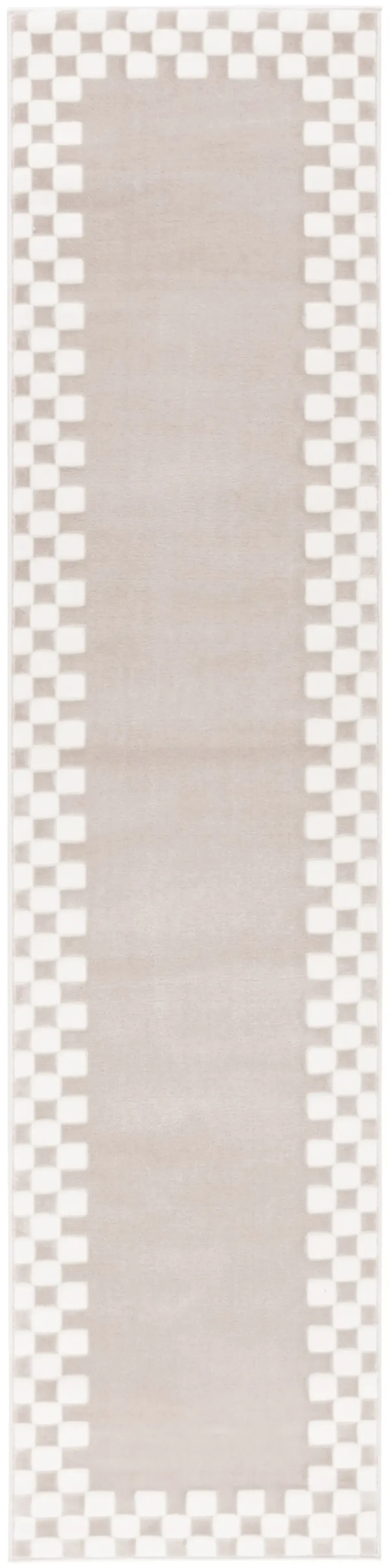 GROOVE 108 BEIGE  2'-3' x 8' Runner Rug