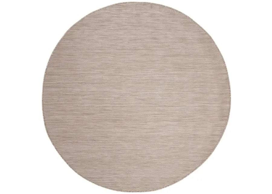 BEACH HOUSE Collection BHS218B-5R Beige 5'-3" X 5'-3" Round