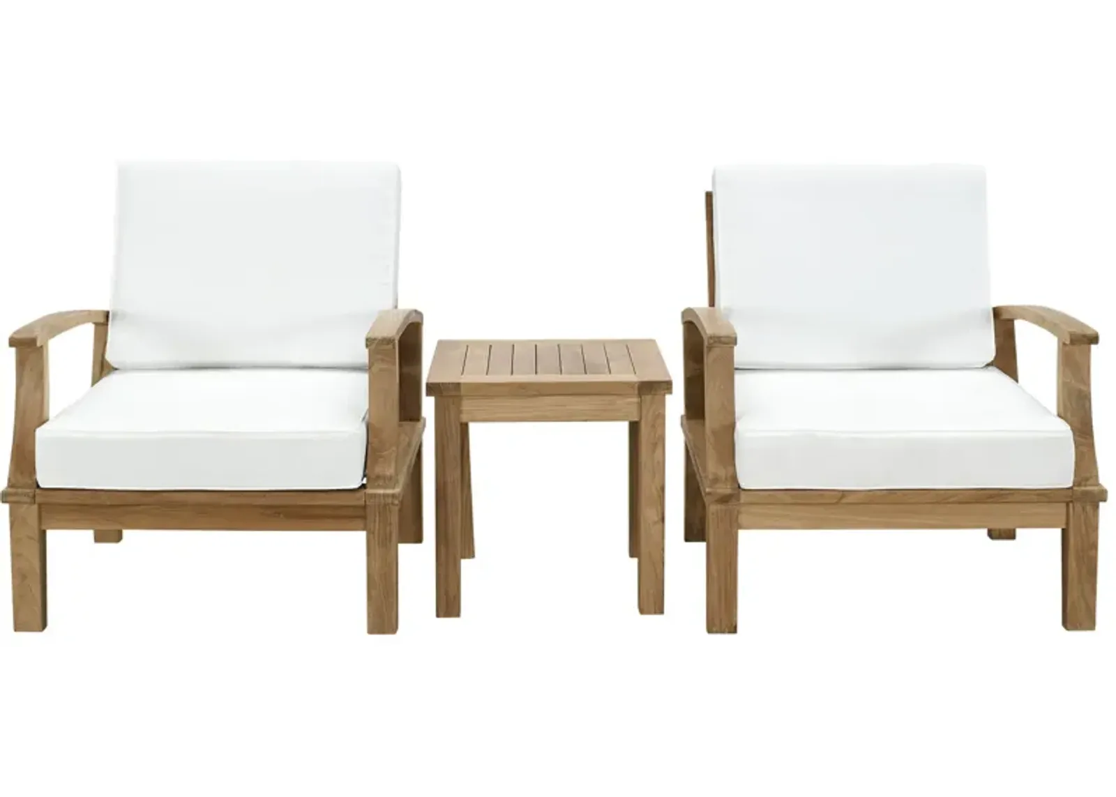 Marina 3 Piece Outdoor Patio Teak Set