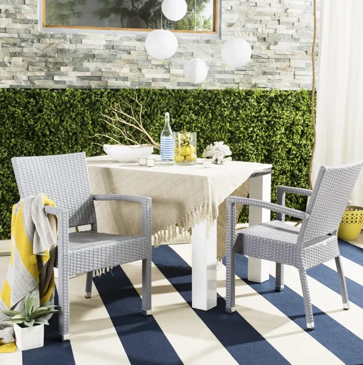 Kelda Stacking Arm Chair - Set Of 2