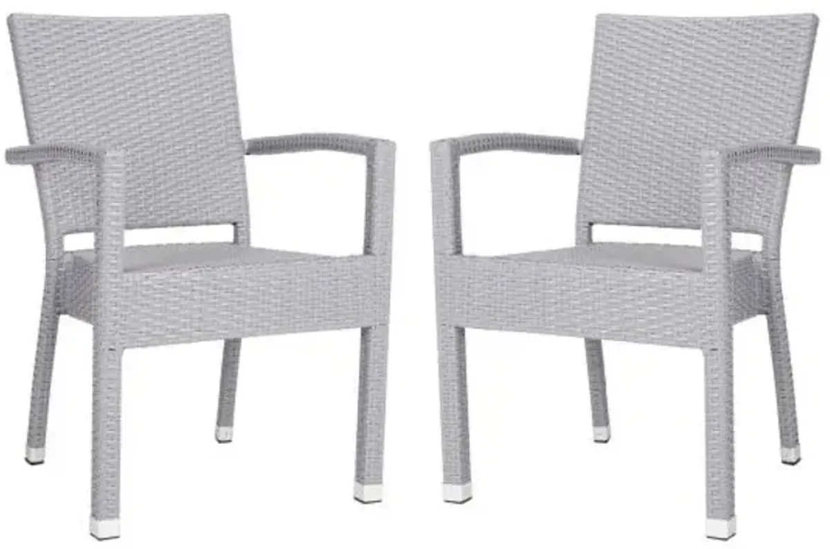 Kelda Stacking Arm Chair - Set Of 2
