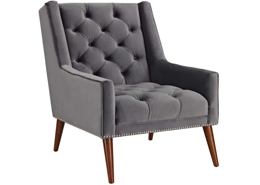 Peruse Velvet Armchair