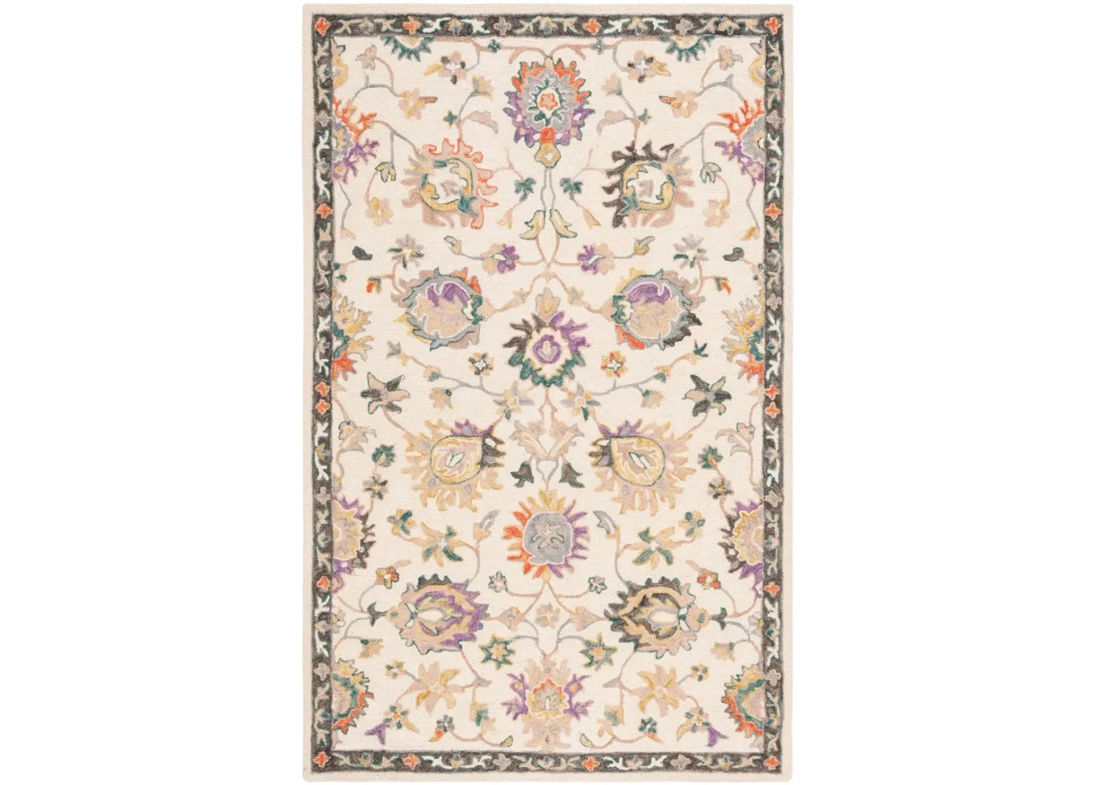 BLOSSOM 471 BEIGE  4' x 6' Small Rectangle Rug