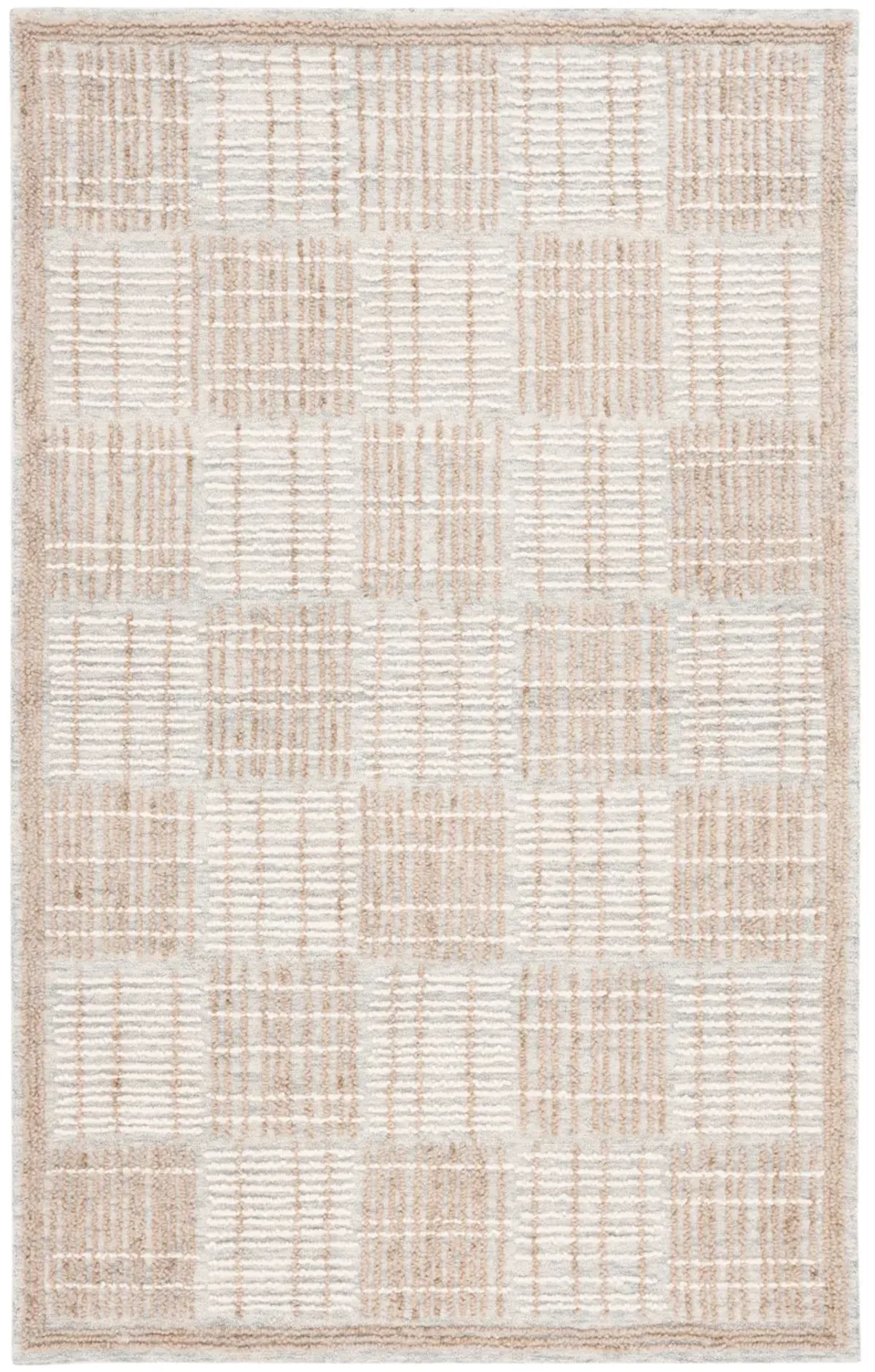 ABSTRACT Hand Tufted 9' x 12' area rug
