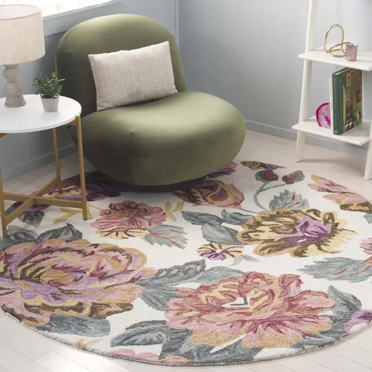 JARDIN Hand Tufted 6' x 6' Round area rug