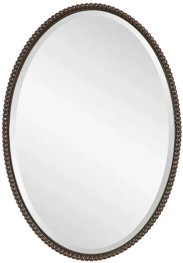 Sherise Bronze Oval Mirror