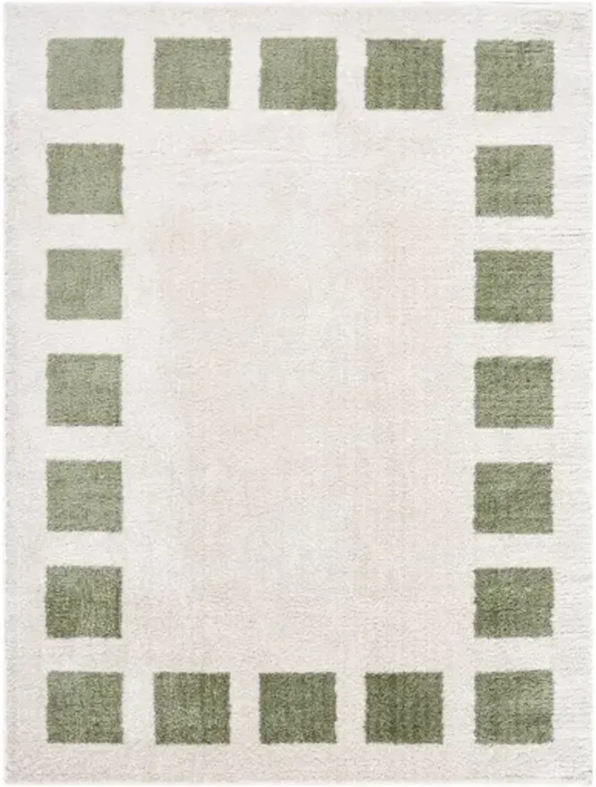 Fossay Shag FSG-2315 2' x 2'11" Machine Woven Rug