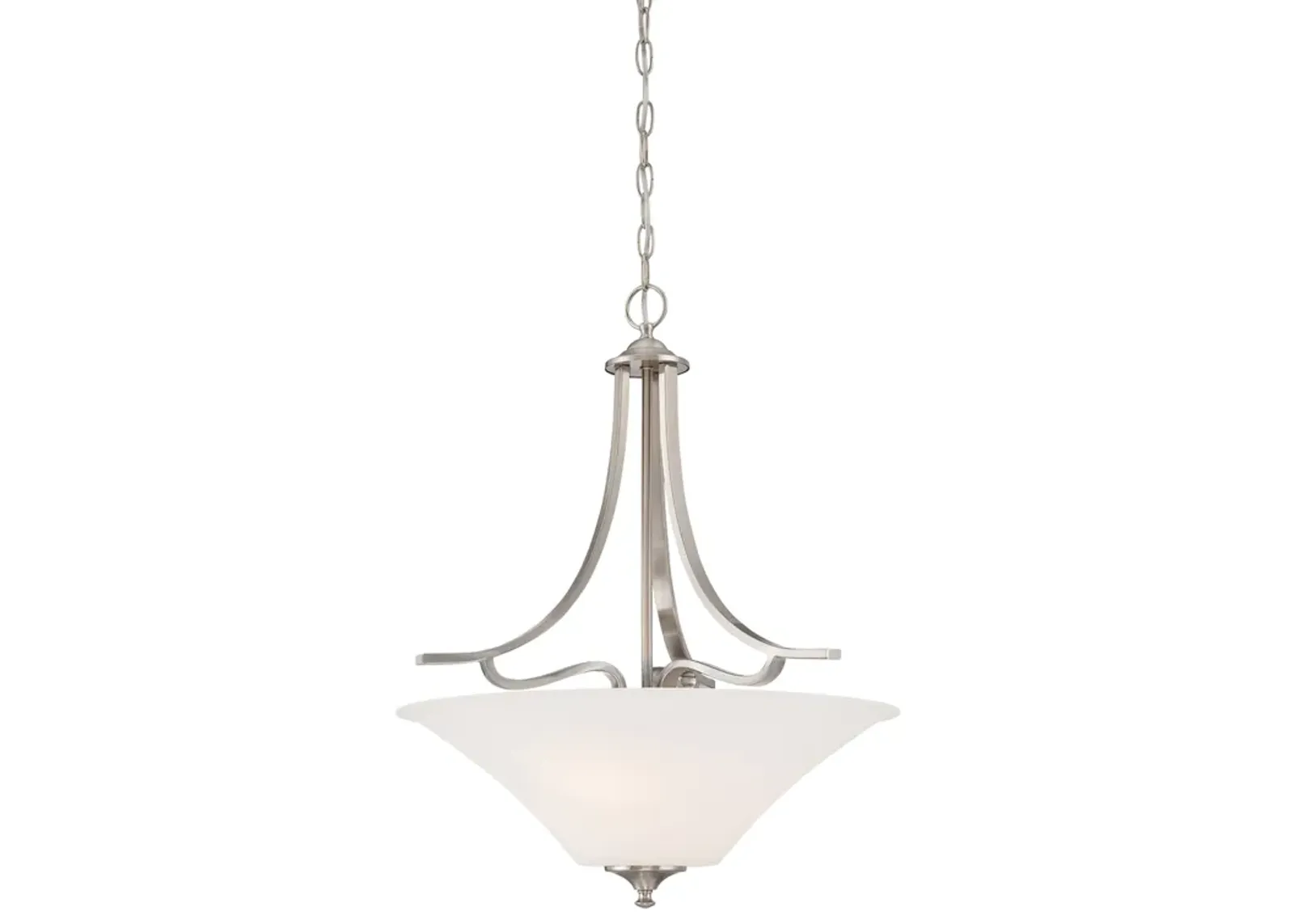 Treme 20" Wide 3-Light Pendant - Brushed Nickel