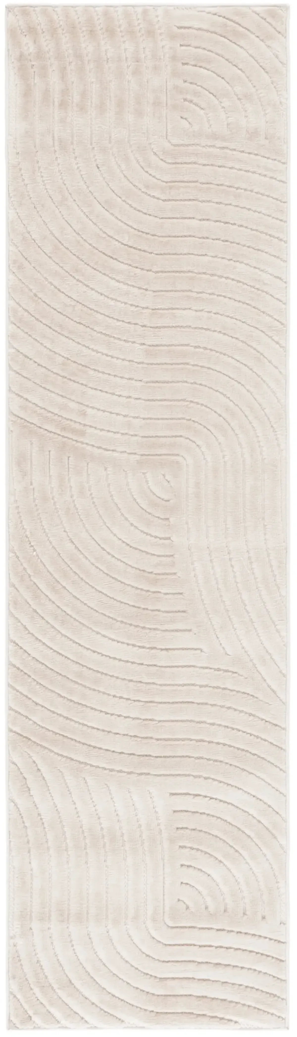 SELENA 680 BEIGE 2'-2' x 8' Runner Rug