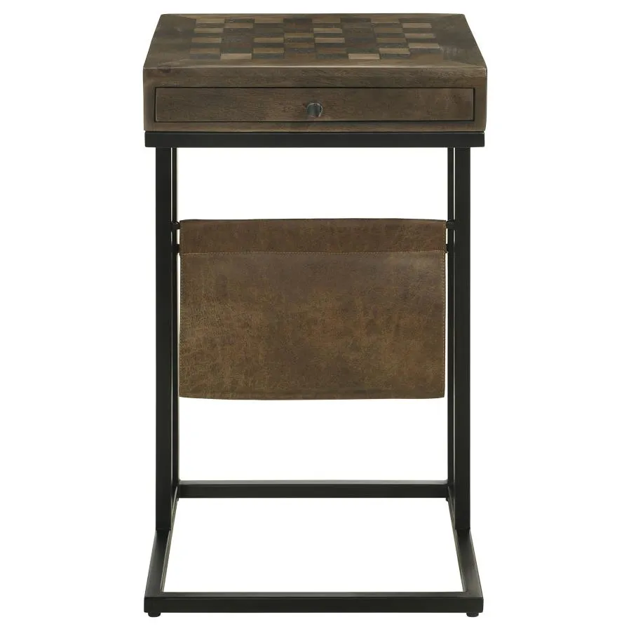 Chessie 1-Drawer Square Side Table