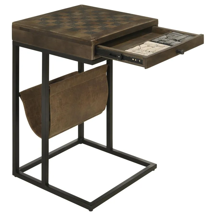 Chessie 1-Drawer Square Side Table