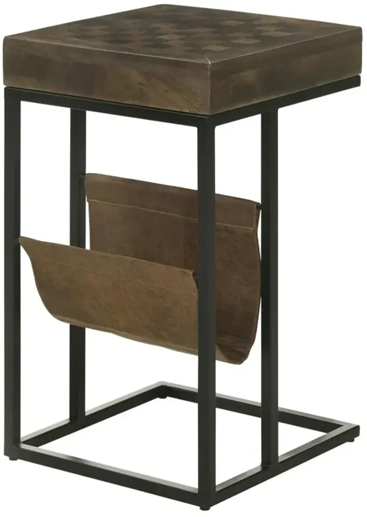 Chessie 1-Drawer Square Side Table