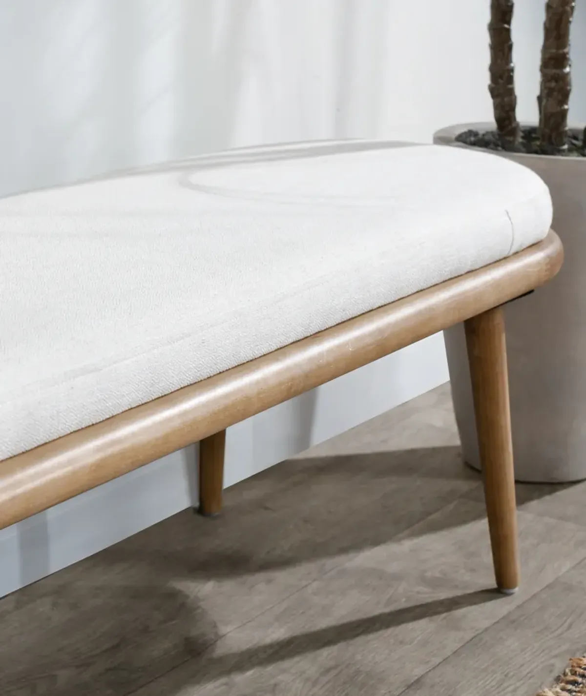 Echo Bench Beige by Kosas Home