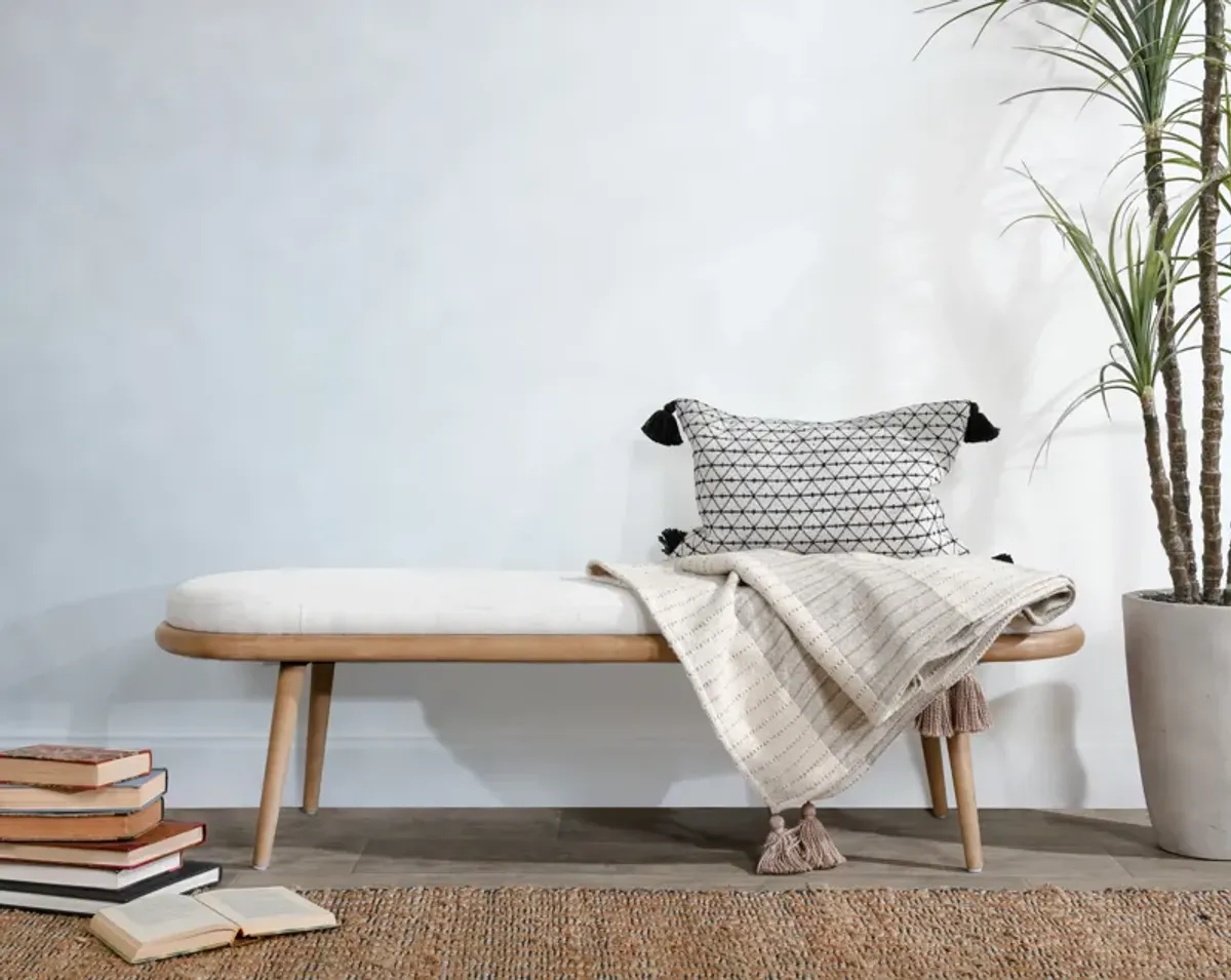 Echo Bench Beige by Kosas Home