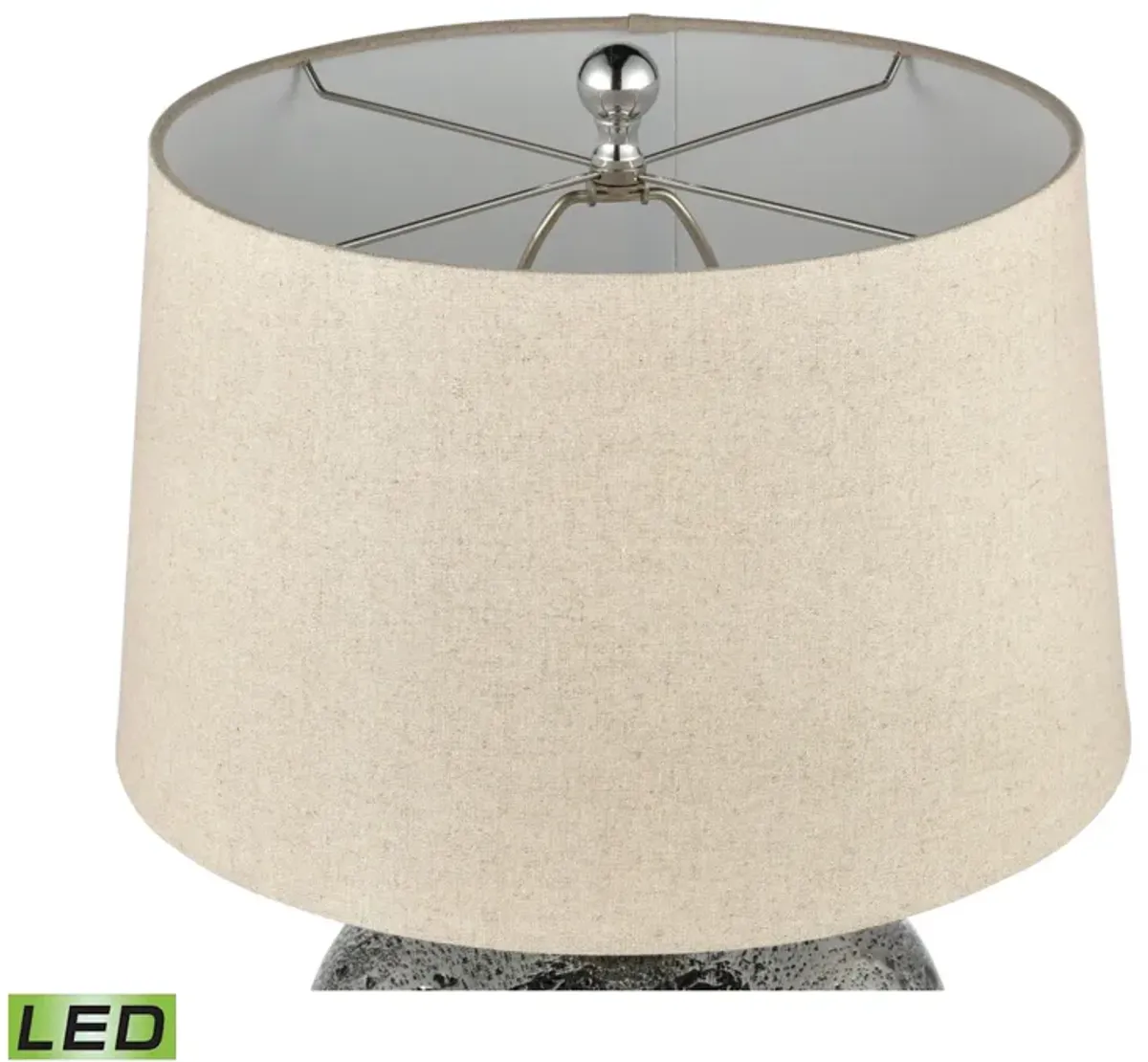 Cicely 24'' High 1-Light Table Lamp - Silver Mercury - Includes LED Bulb