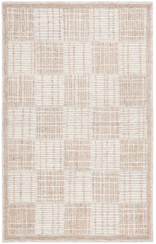 ABSTRACT Hand Tufted 9' x 12' area rug