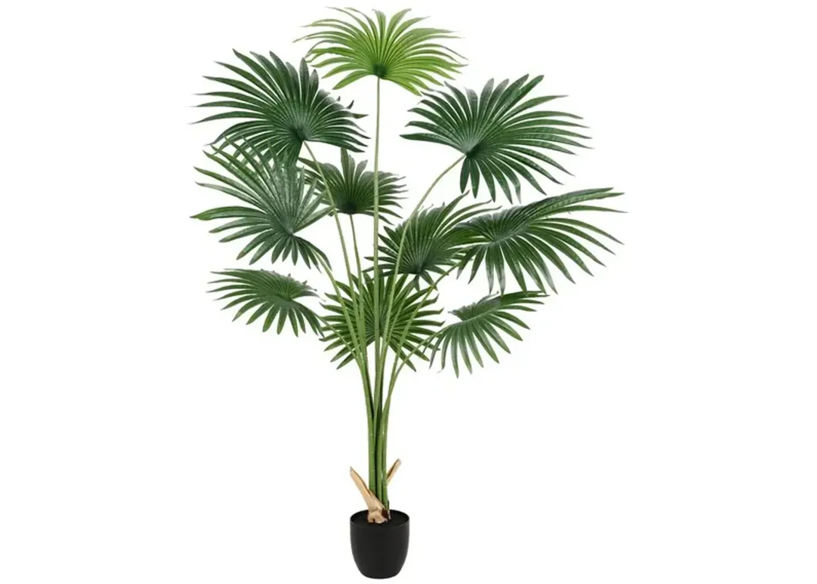 FAUX 71" POTTED PALM TREE