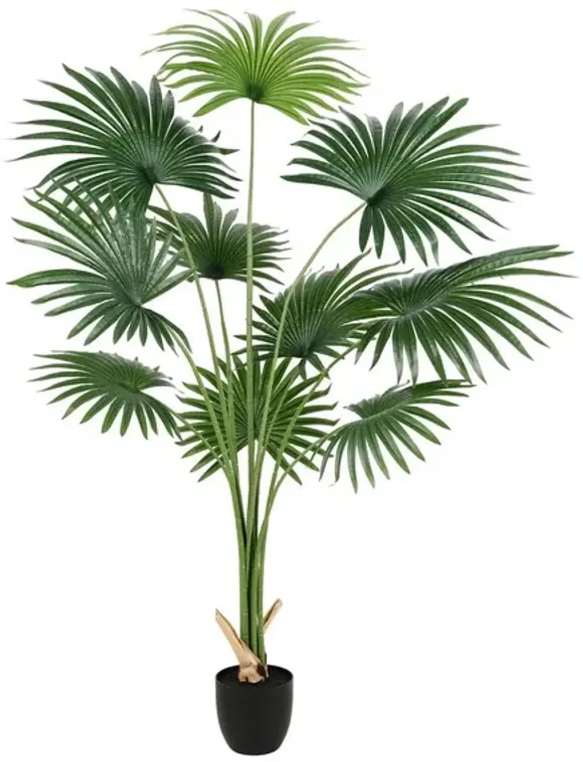 FAUX 71" POTTED PALM TREE