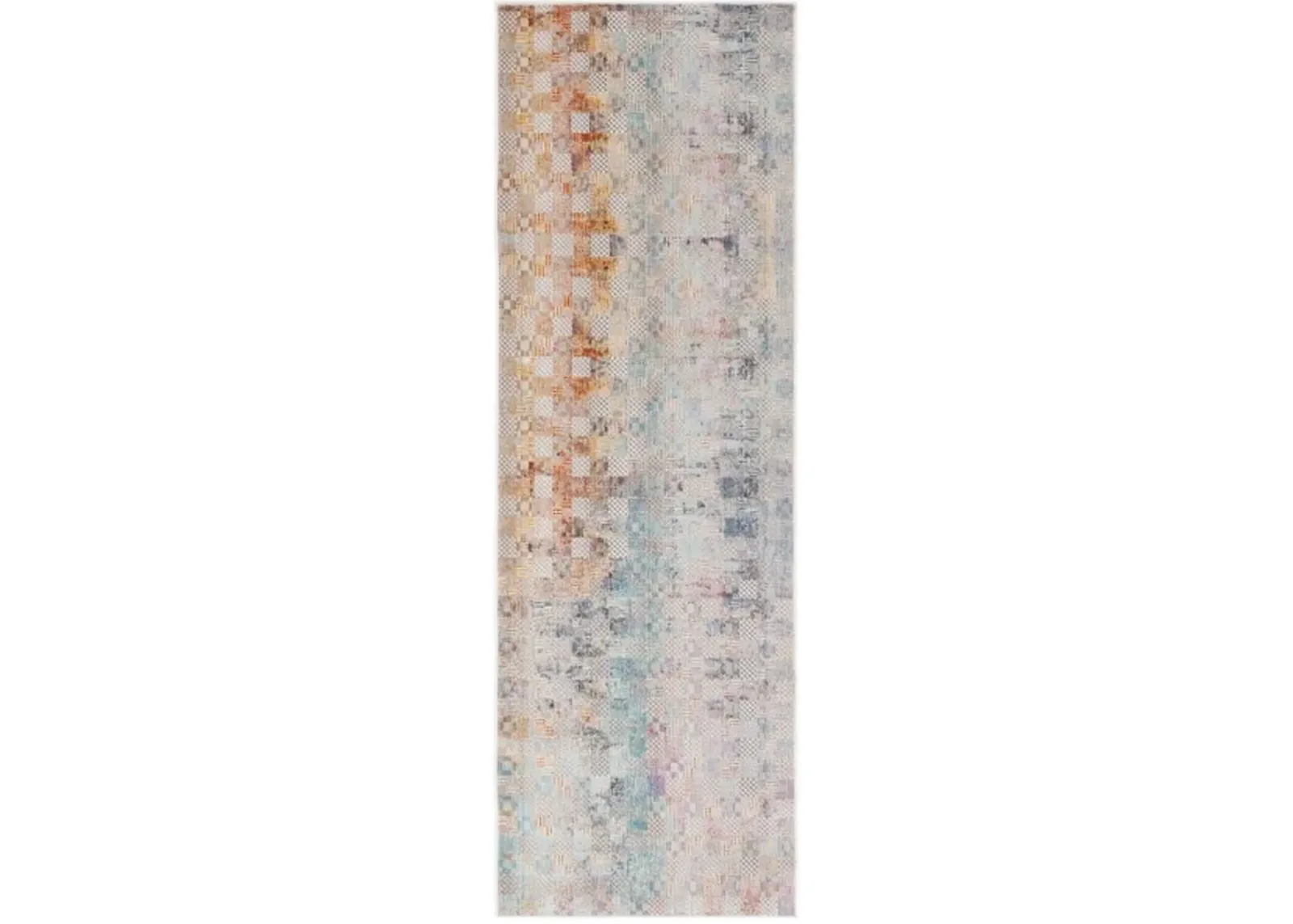 RAINBOW 662 Multi  2'-6' X 8' Runner Rug