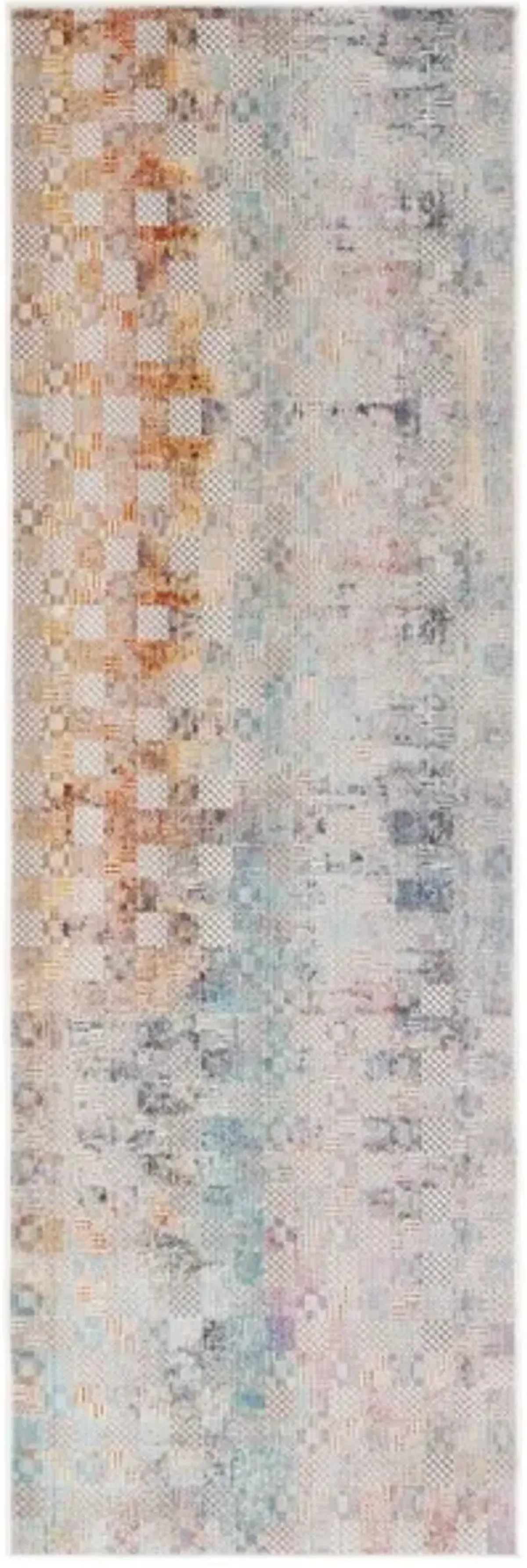 RAINBOW 662 Multi  2'-6' X 8' Runner Rug