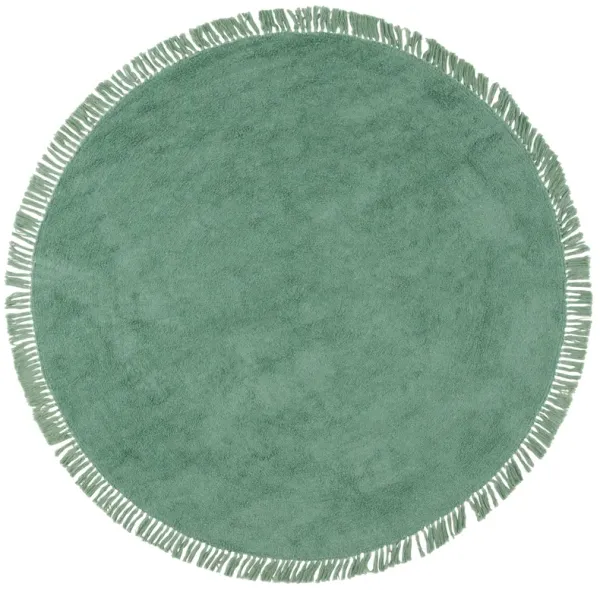 EASY CARE Hand Tufted 6' x 6' Round area rug
