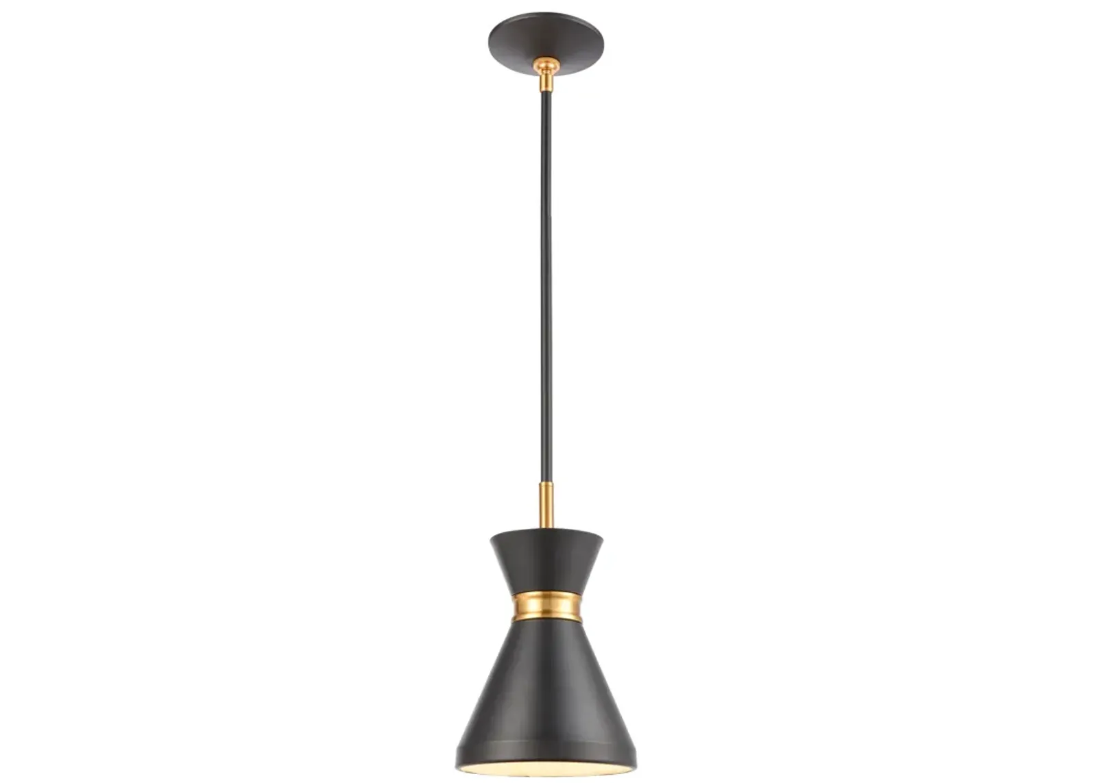 Modley 7" Wide 1-Light Mini Pendant - Matte Black