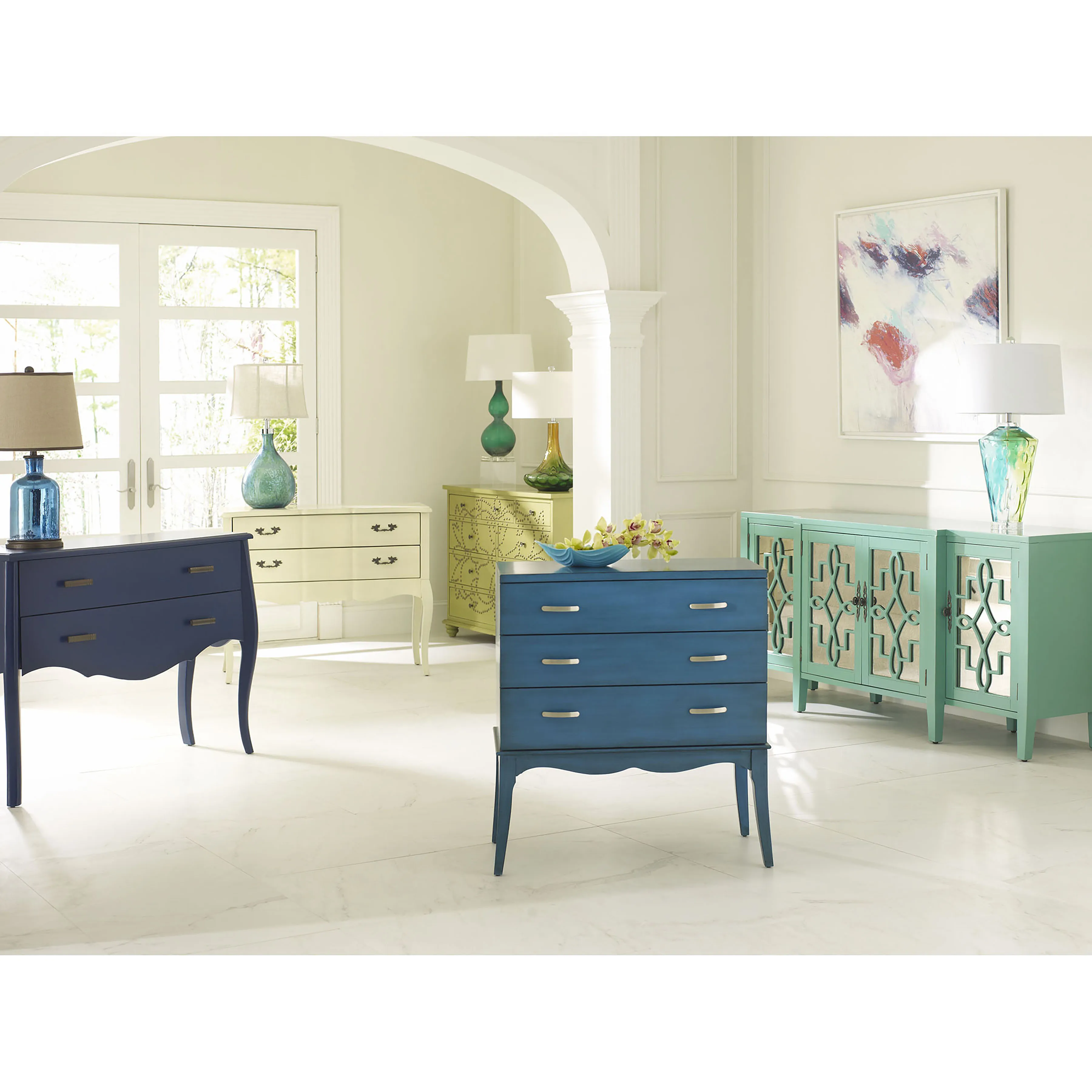 Lawrence Credenza - Turquoise