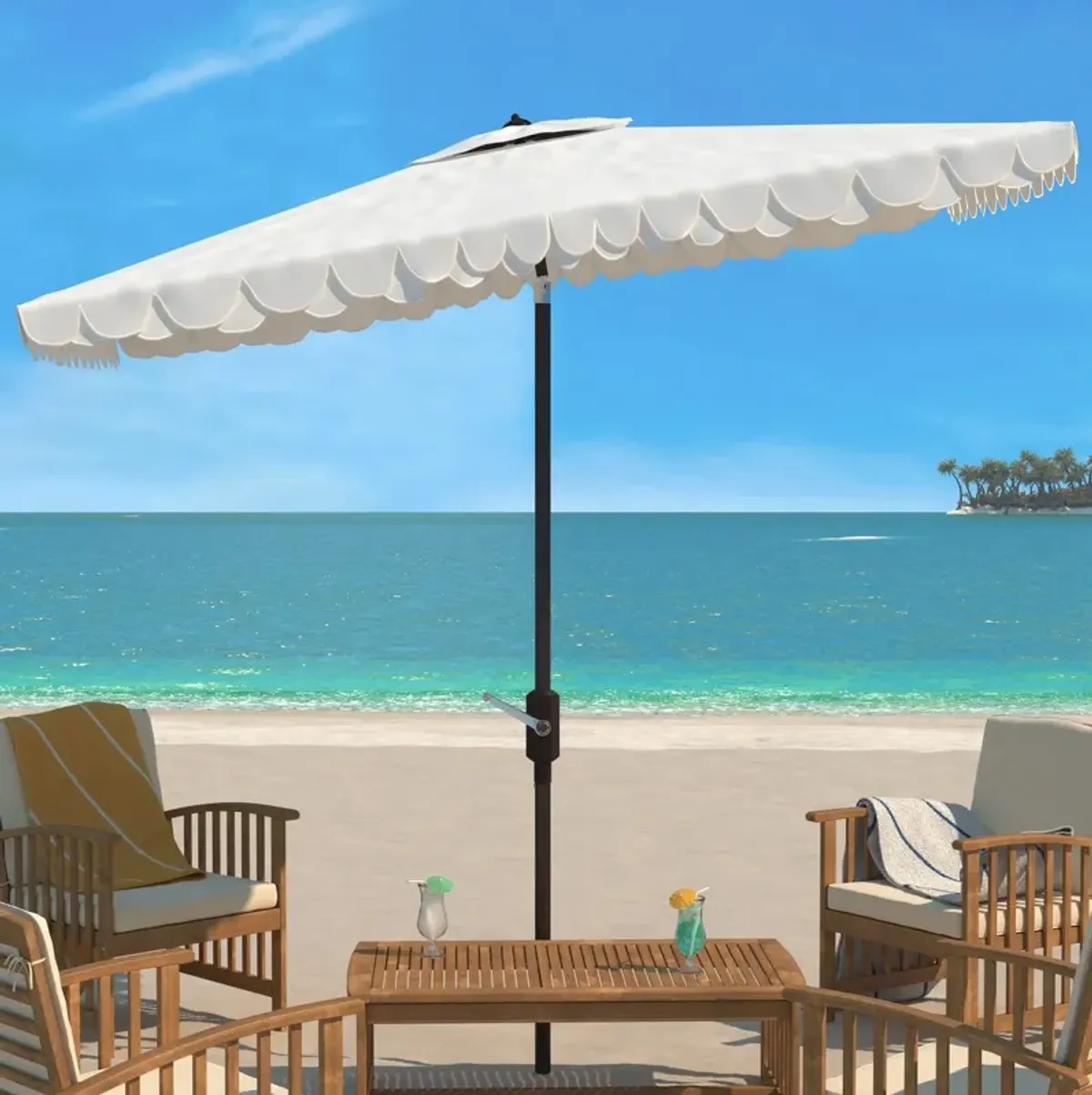 Elegant Valance Umbrella