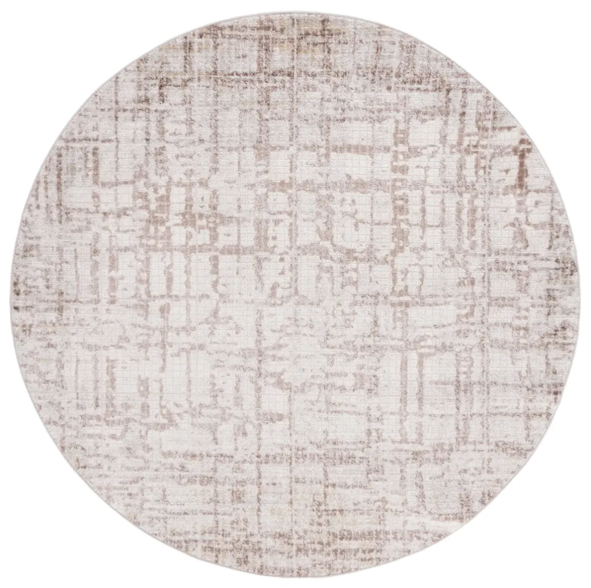 PALMA 336 BEIGE  3' x 3' Round Round Rug