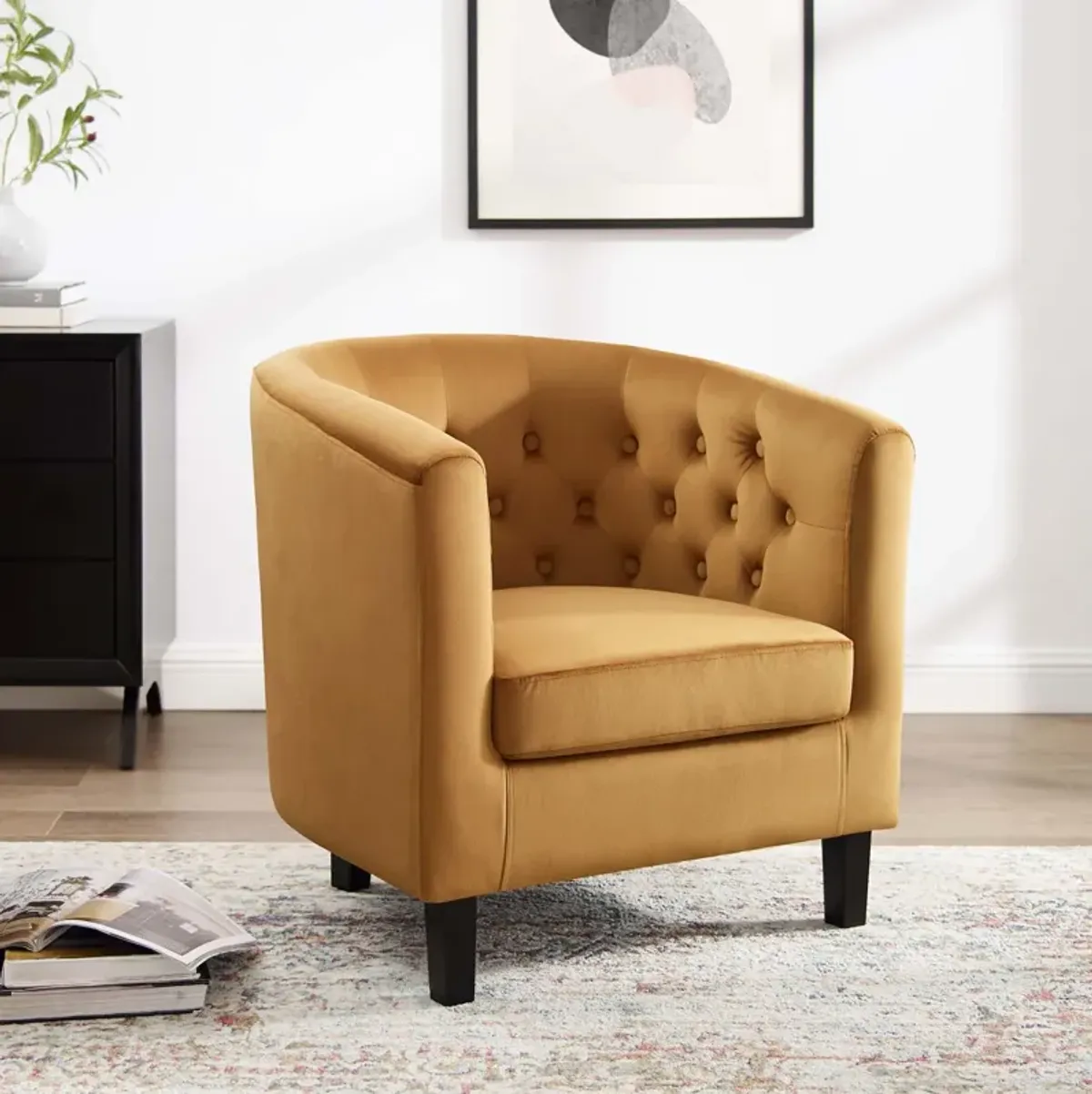 Prospect Performance Velvet Armchair