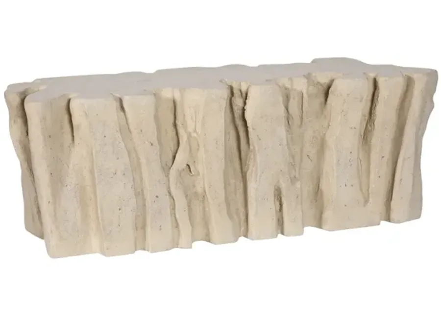 Freeform Root Bench, Roman Stone