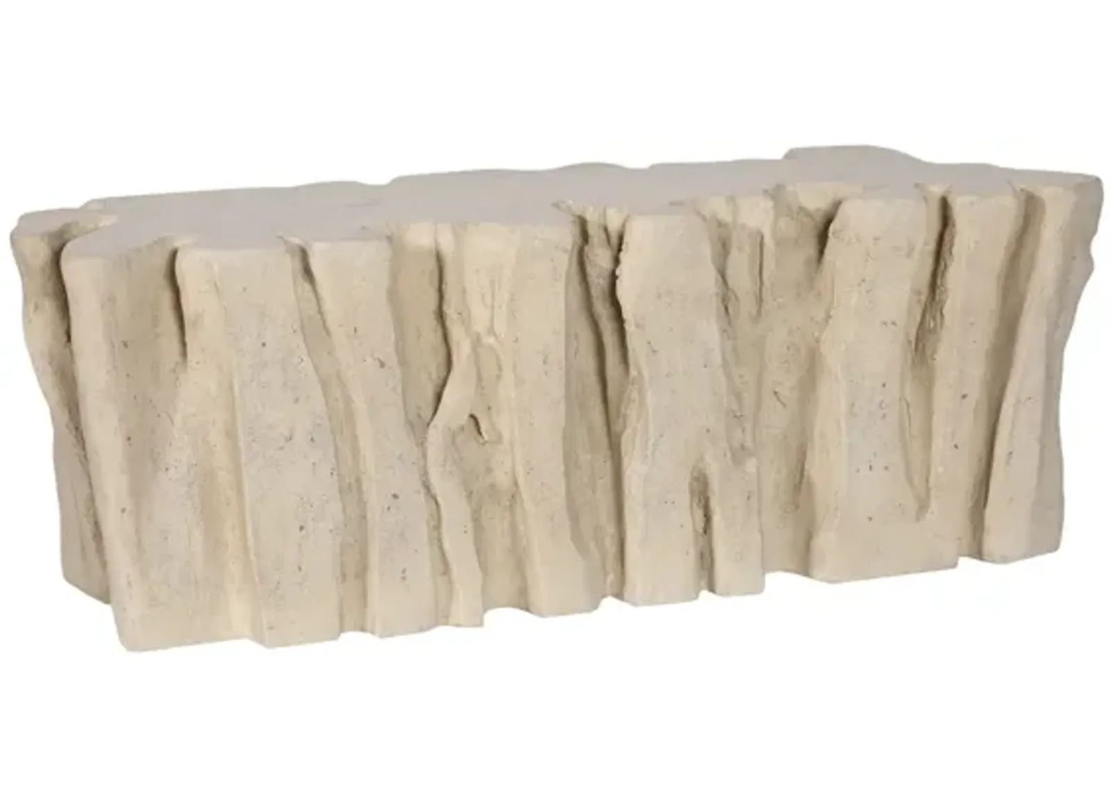 Freeform Root Bench, Roman Stone