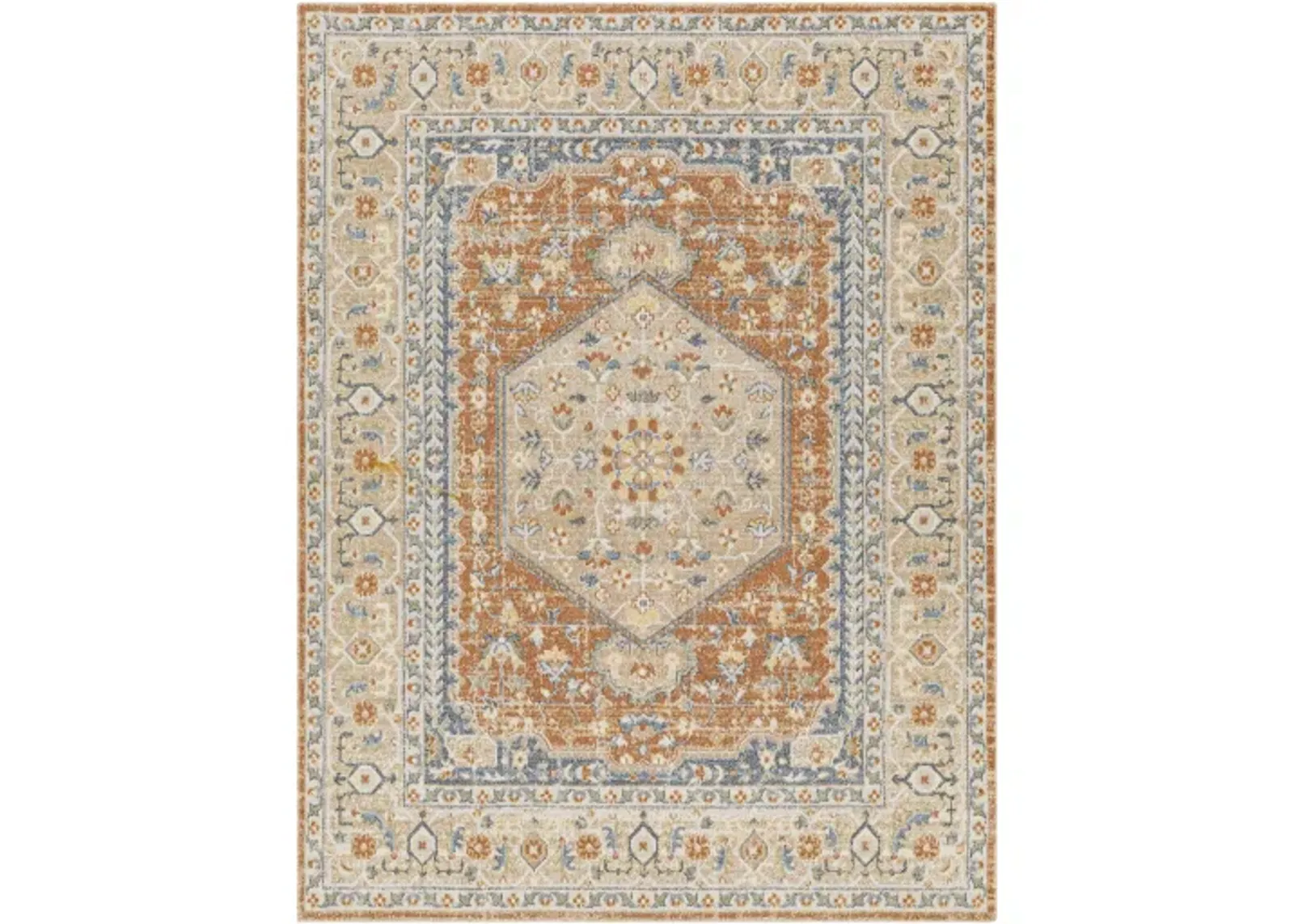 Lillian LLL-2306 5'3" x 7' Machine Woven Rug