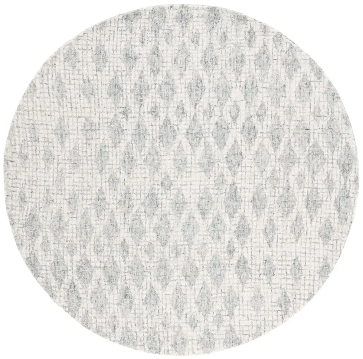 ABSTRACT Hand Tufted 6' x 6' Round area rug