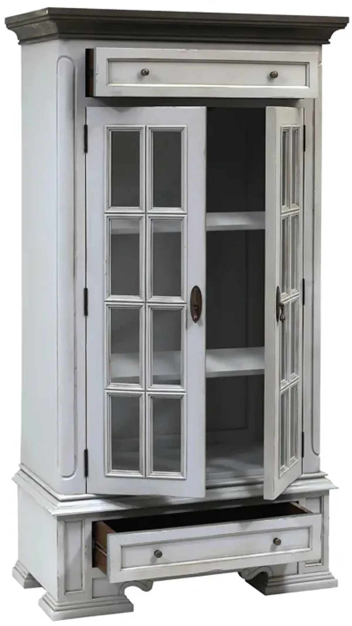 Hartford Cabinet - Tall Gray