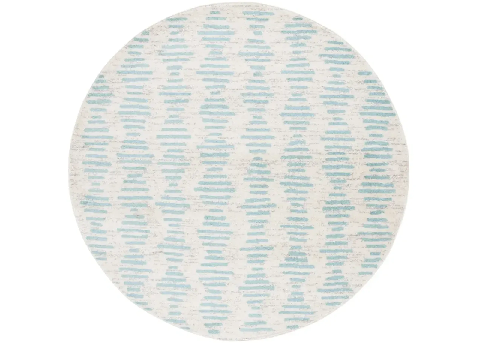 TULUM 644 IVORY  6'-7' x 6'-7' Round Round Rug