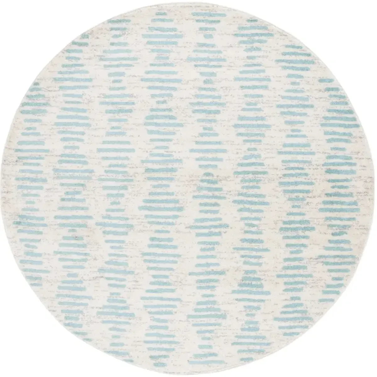 TULUM 644 IVORY  6'-7' x 6'-7' Round Round Rug