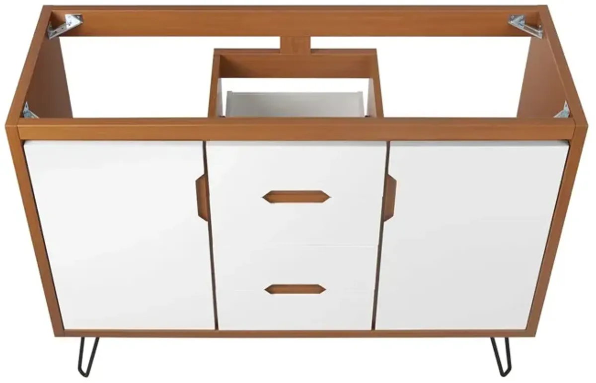 Energize 48" Double Sink Compatible (Not Included) Bathroom Vanity Cabinet