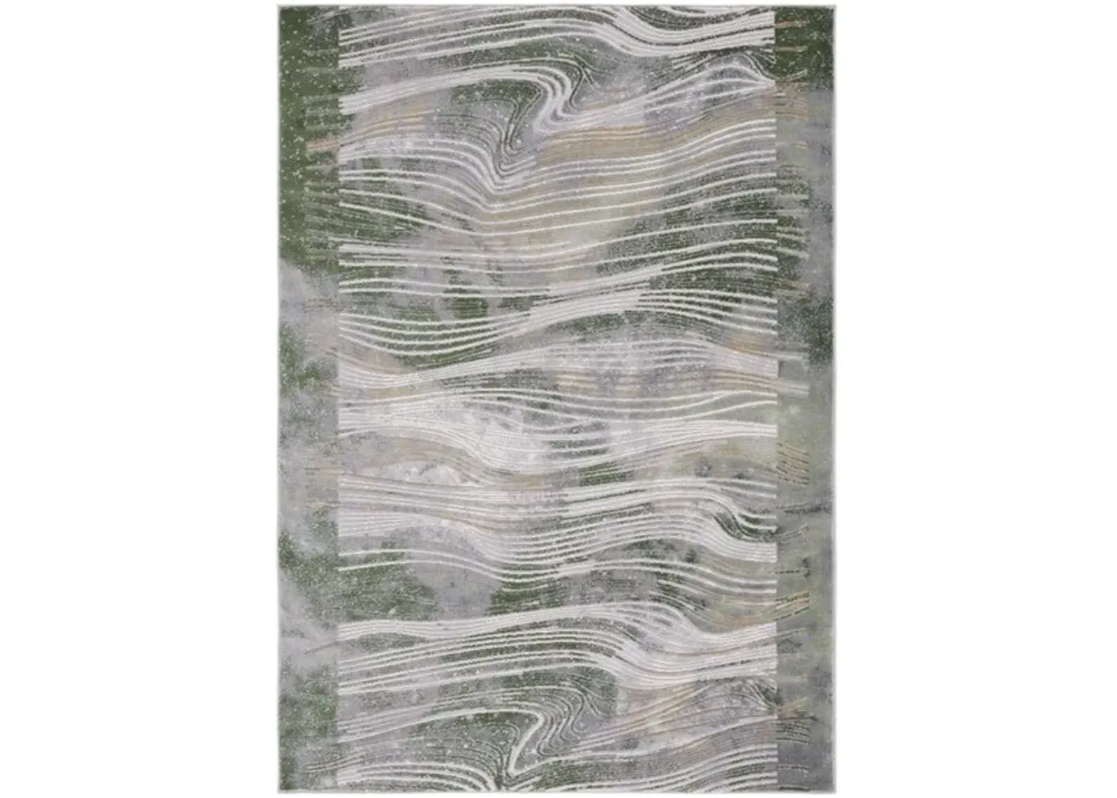 PALMA 316 Green 5'-5' X 7'-7' Medium Rectangle Rug