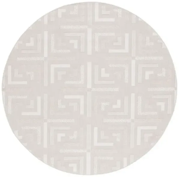 TRENDS 116 Beige 6'-7' X 6'-7' Round Round Rug