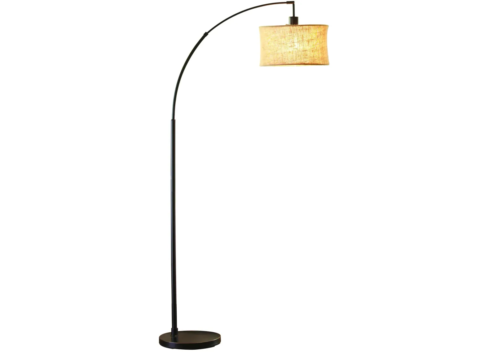 Burlap Arc Lamp