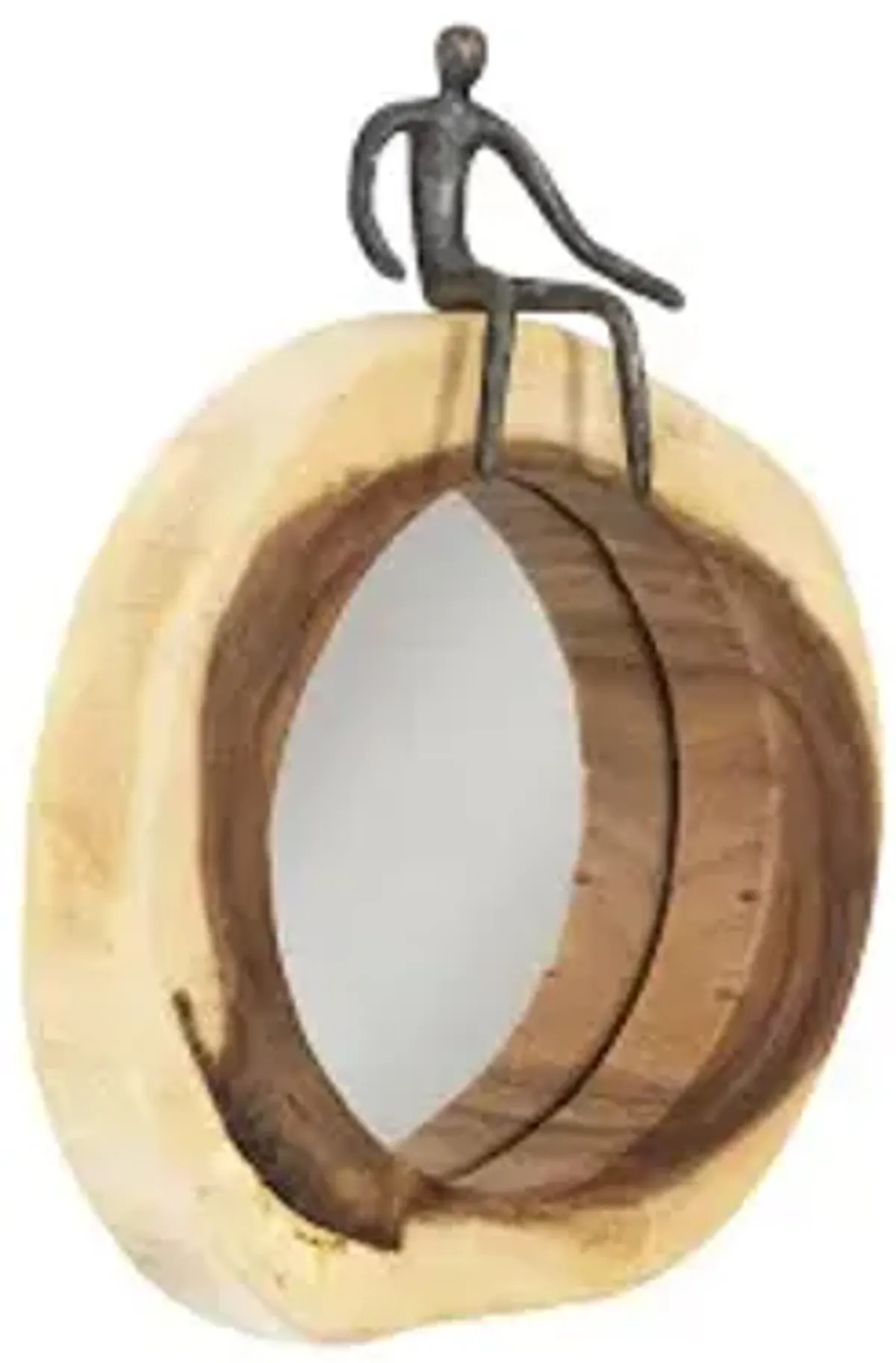 atlas cross cut mirror, small, full man