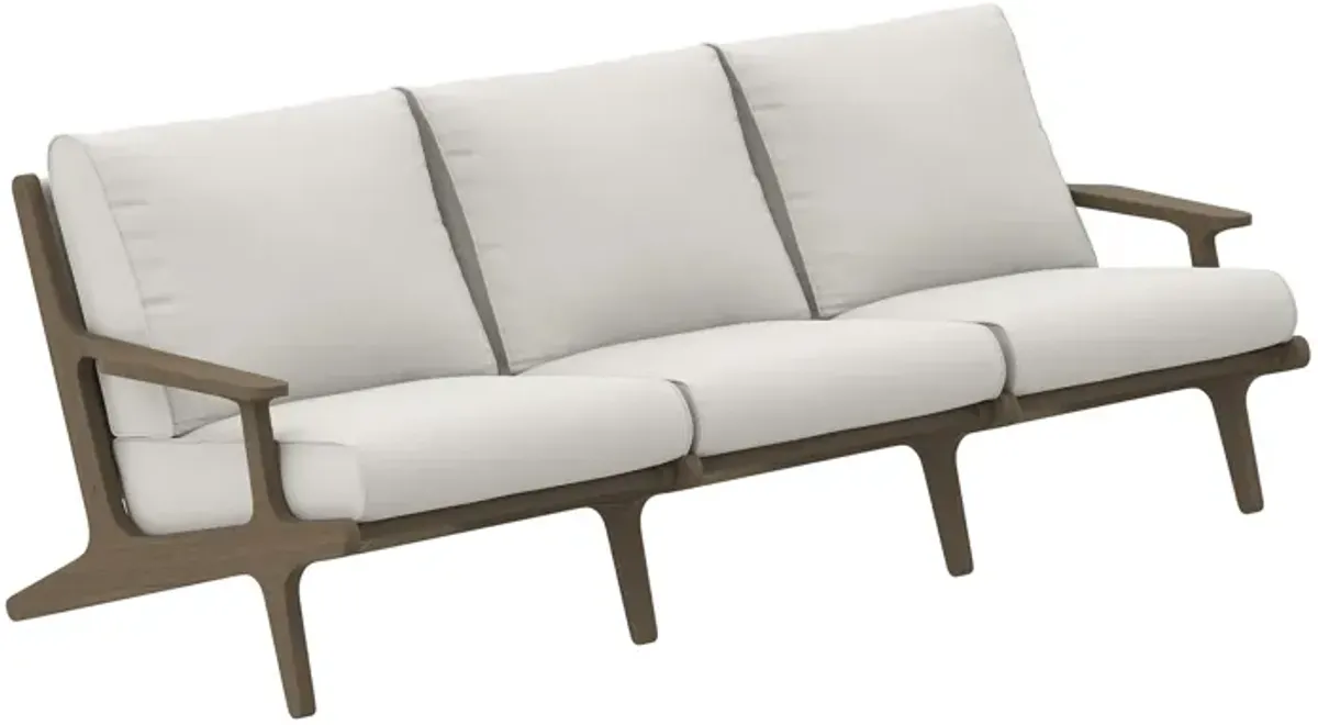 Saratoga Outdoor Patio Teak Sofa