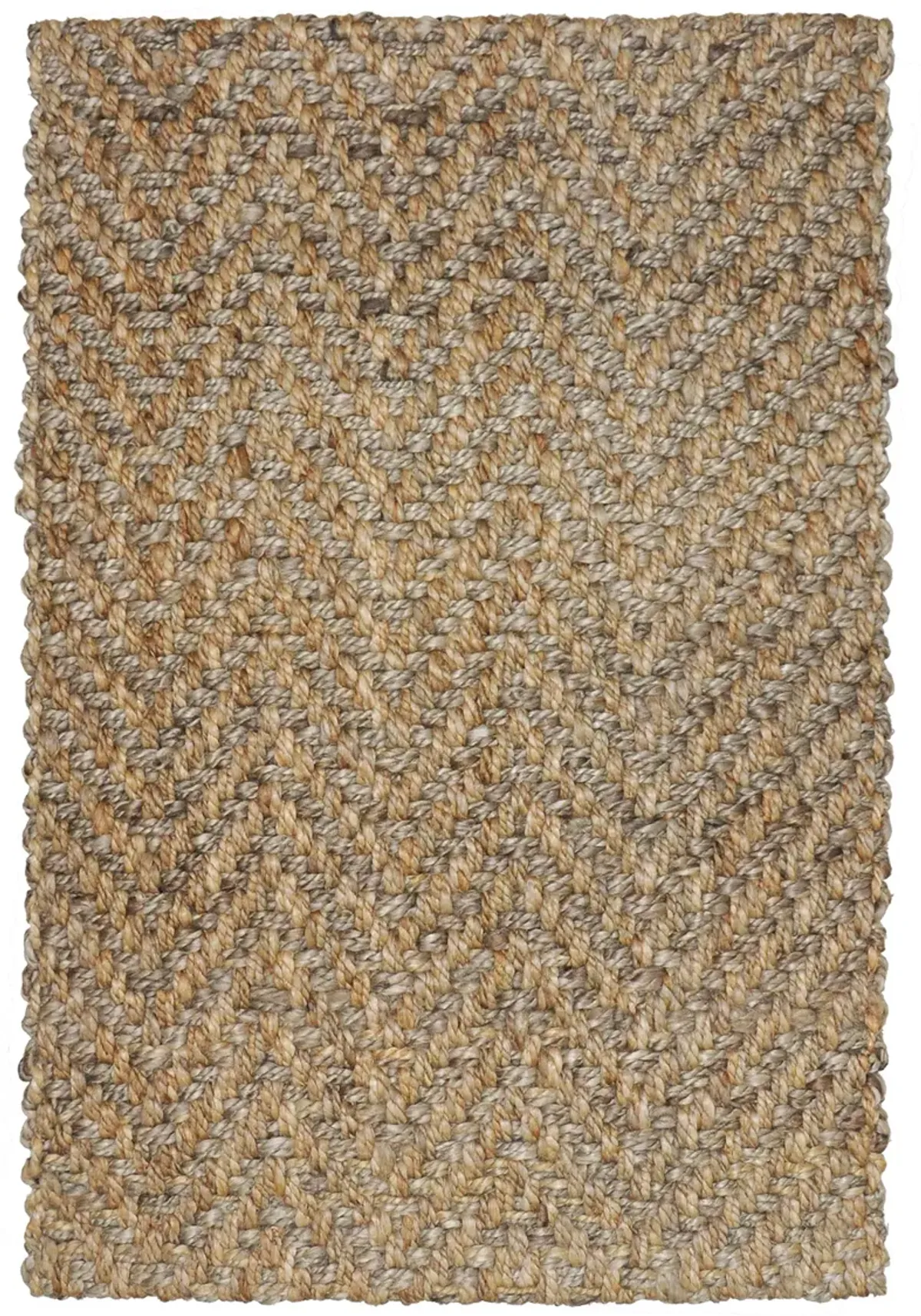 herringbone natural 5x8