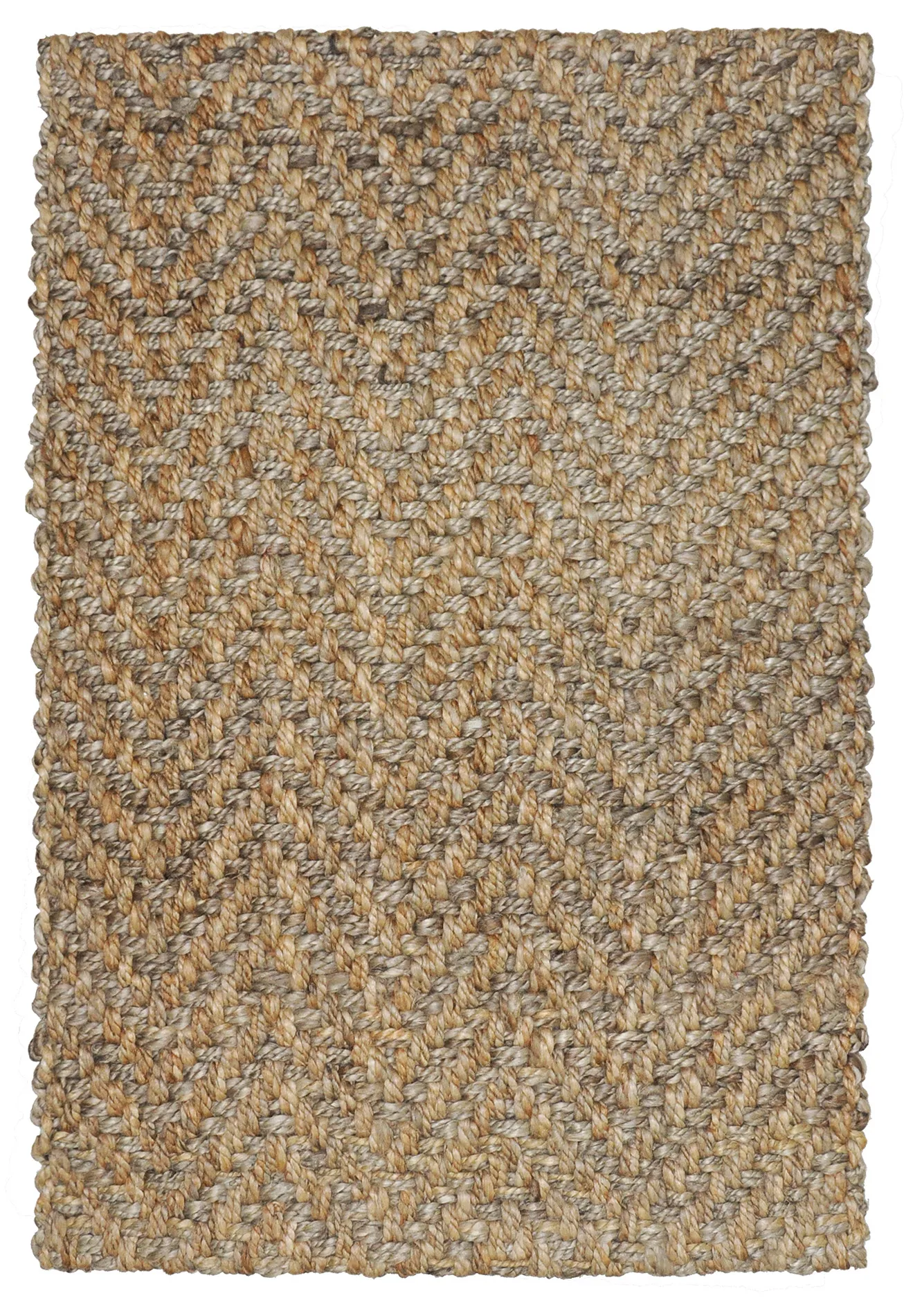 herringbone natural 5x8